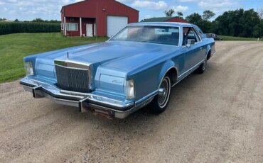 Lincoln-Mark-v-1977-Blue-Blue