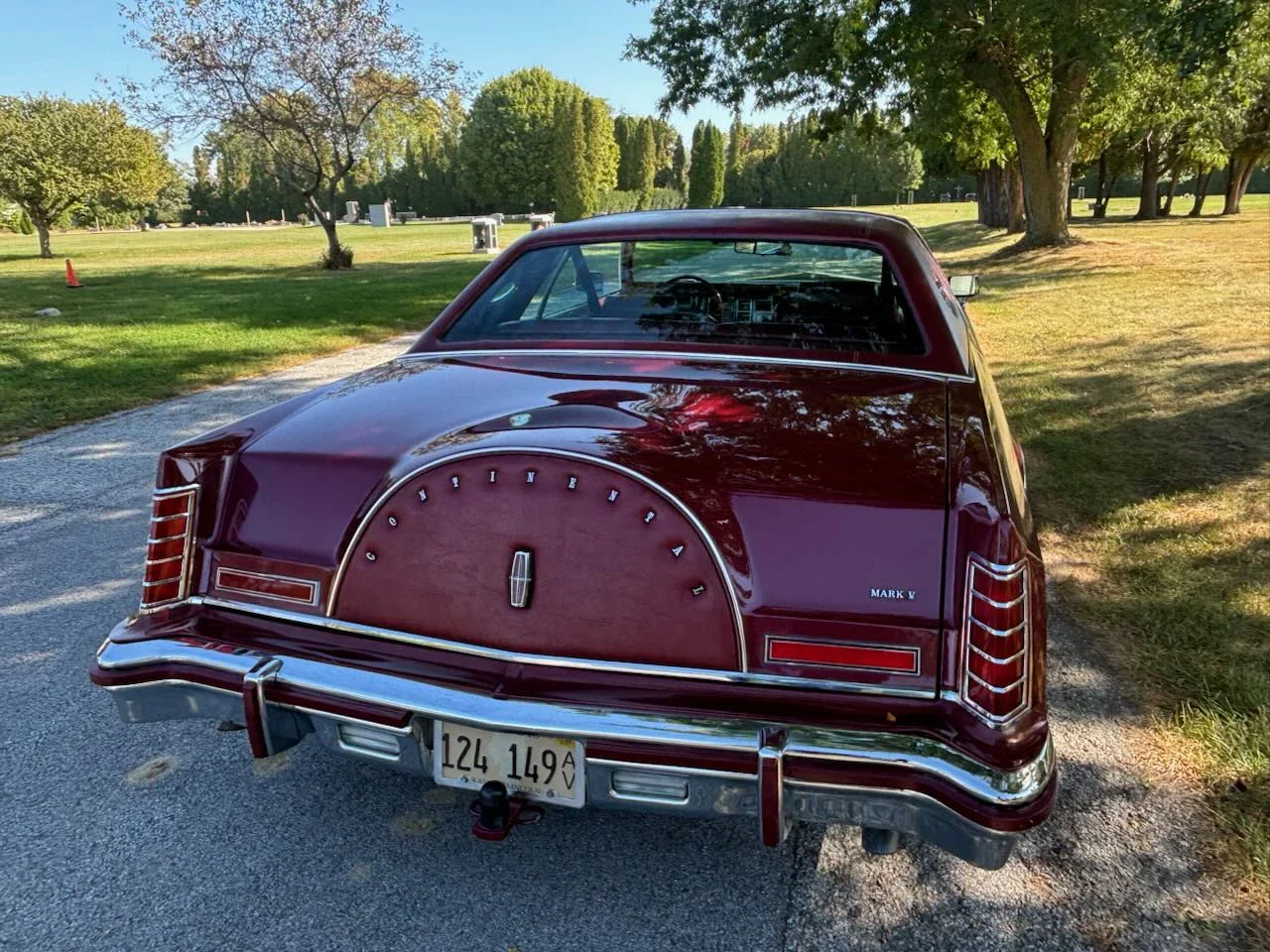 Lincoln-Mark-v-1978-Burgundy-Burgundy-1