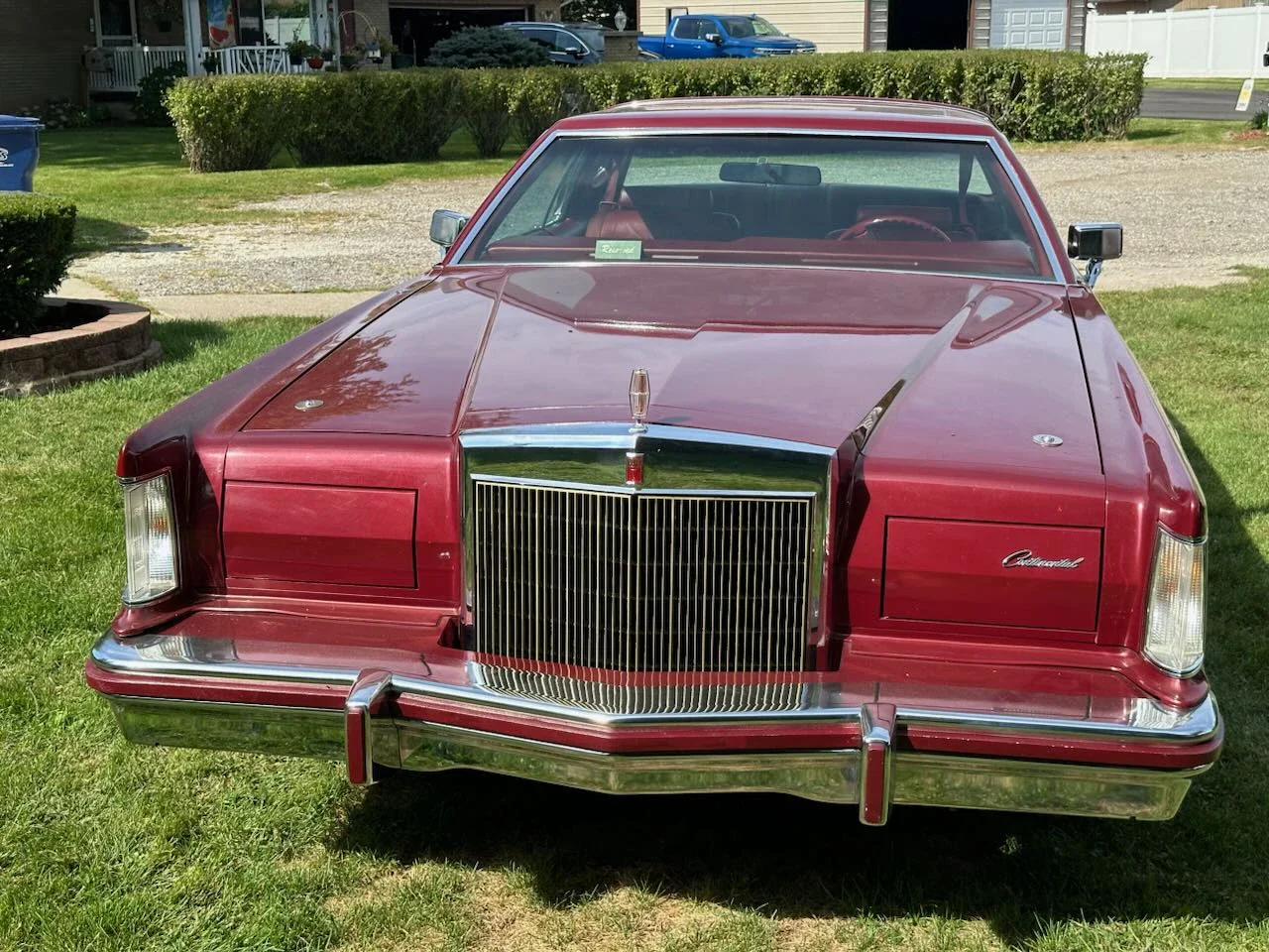Lincoln-Mark-v-1978-Burgundy-Burgundy