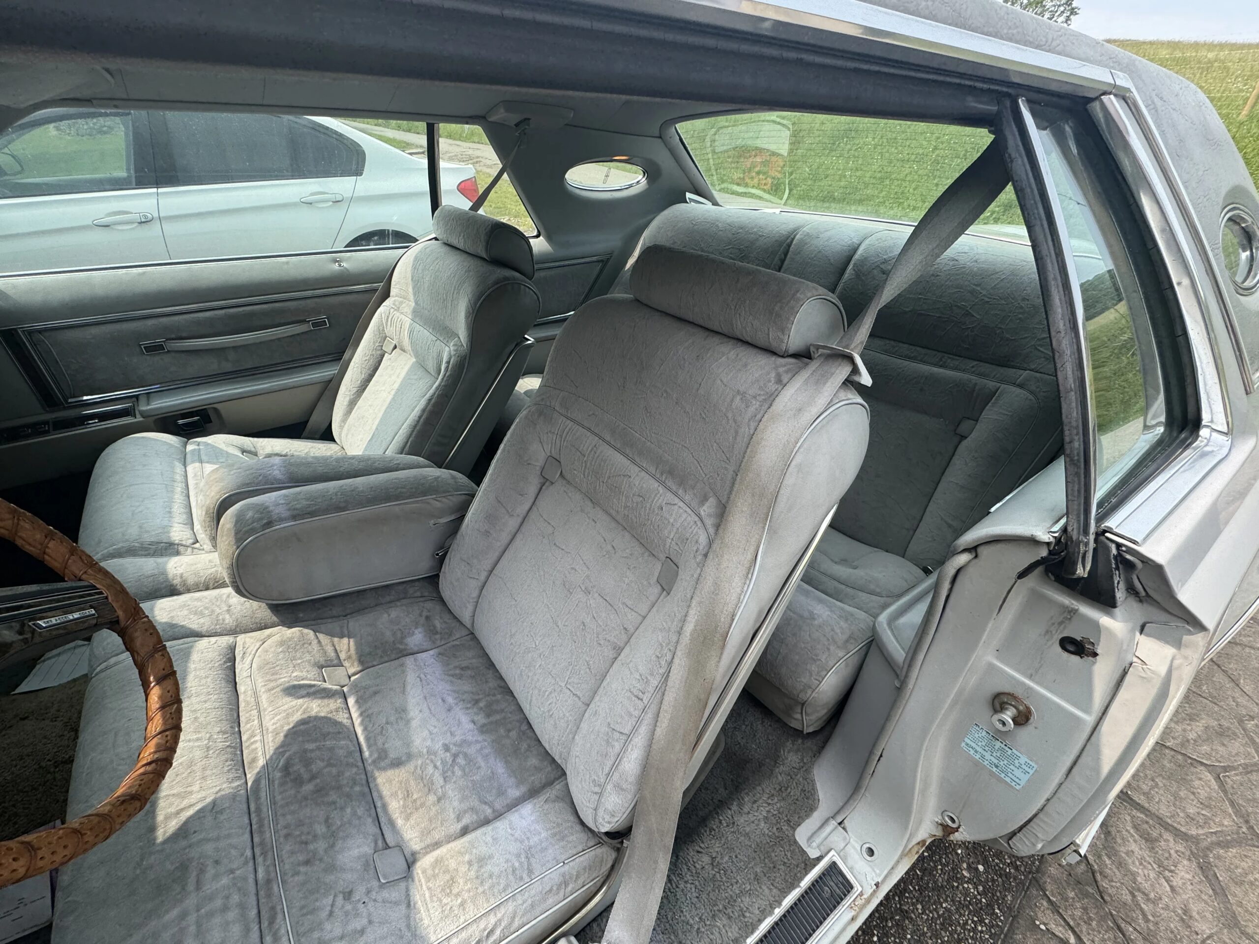 Lincoln-Mark-v-1978-Gray-Gray-6