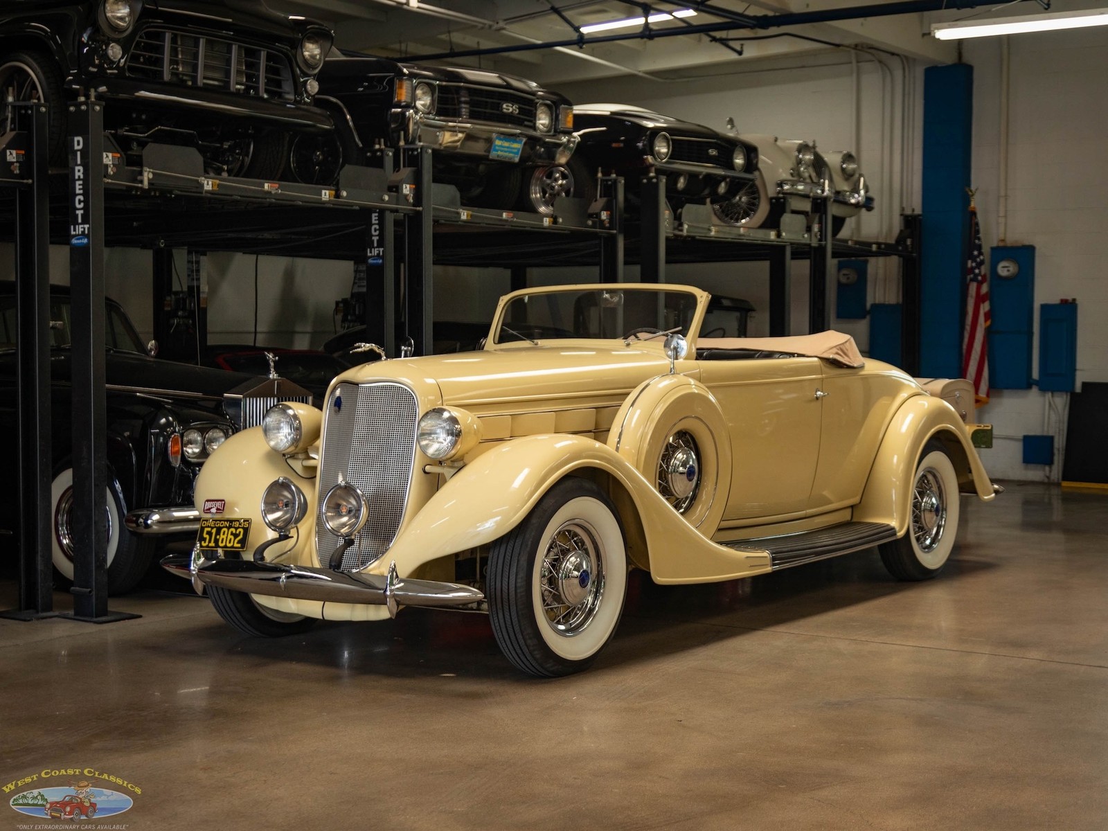 Lincoln Model K V12 Le Baron Roadster 1935 2 Door Roadster Convertible
