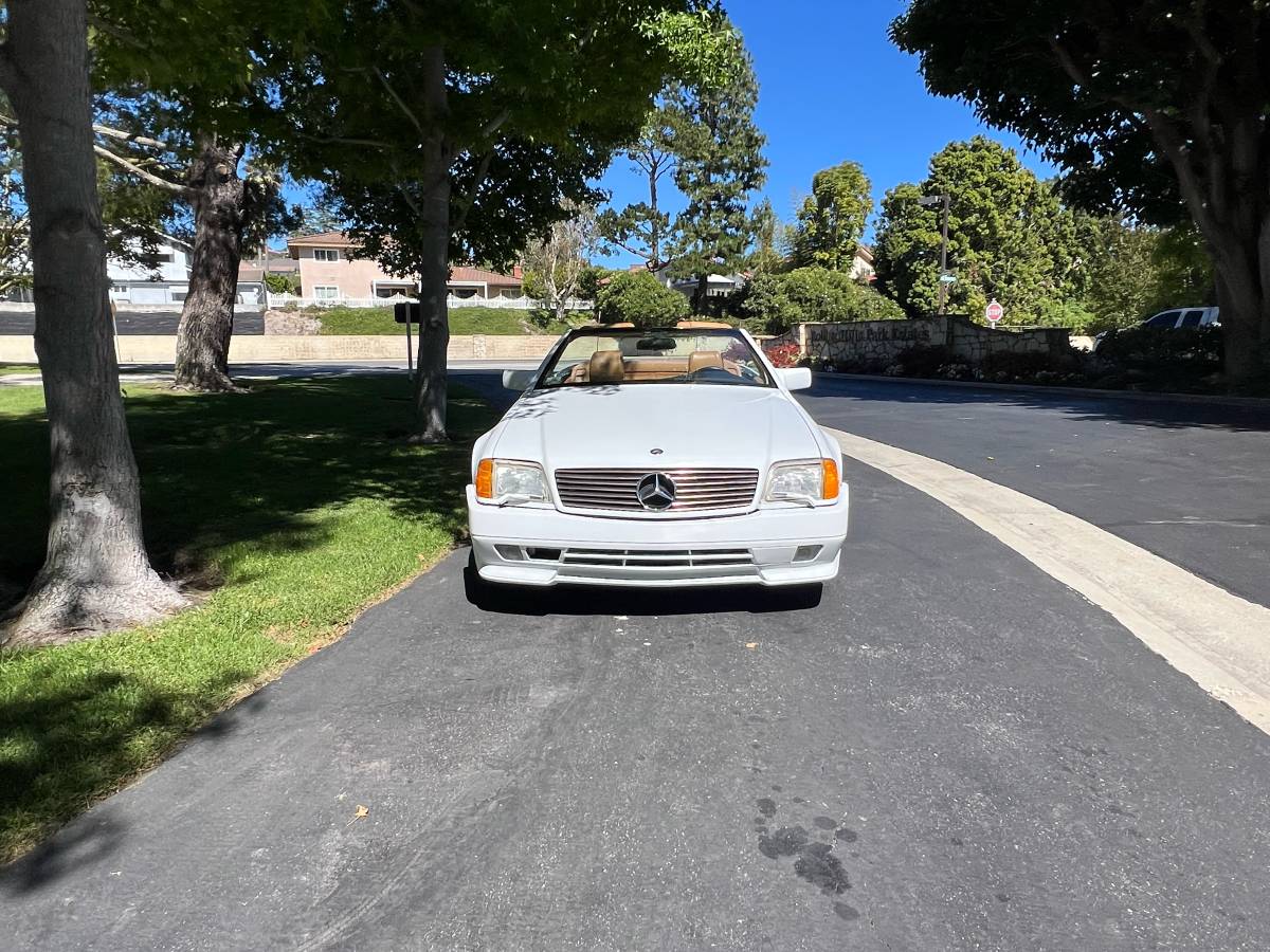 Mercedes-500sl-1991-white-5