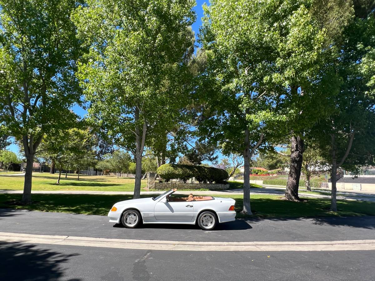 Mercedes-500sl-1991-white-6
