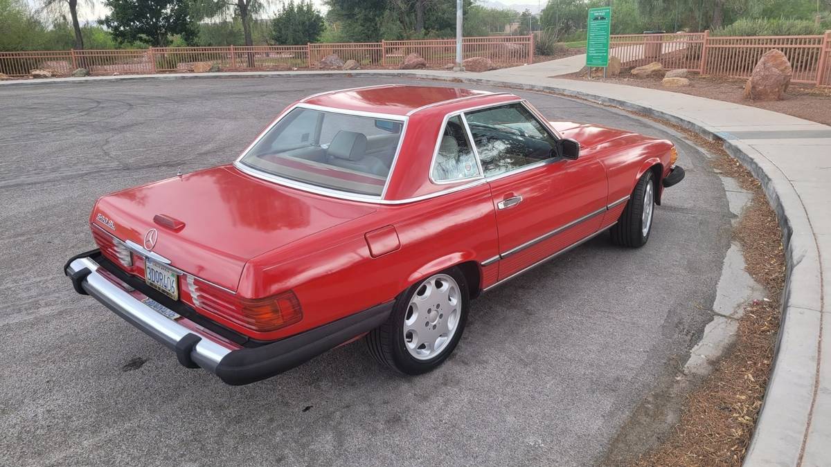 Mercedes-560sl-1988-red-1