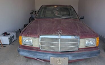 Mercedes-benz-190-series-1989-red-1