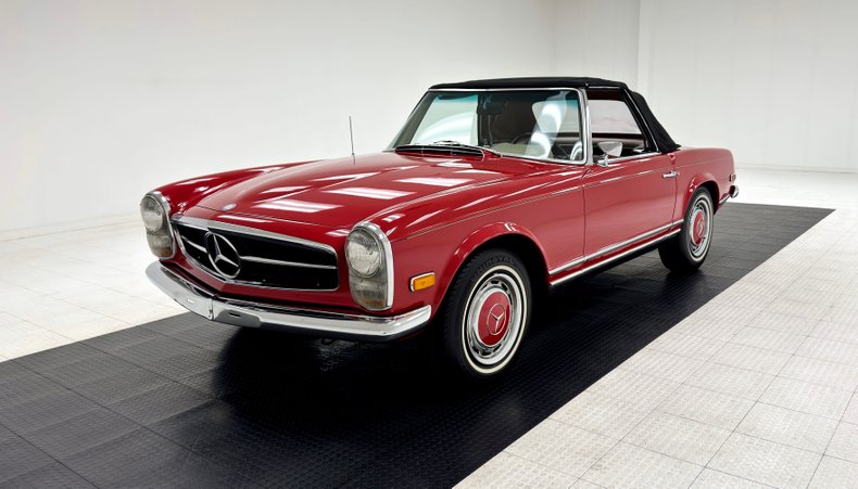 Mercedes-benz-280sl-1968-Signal-Red-Cream-9