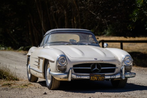 Mercedes-benz-300sl-1960-Gray-Red-2