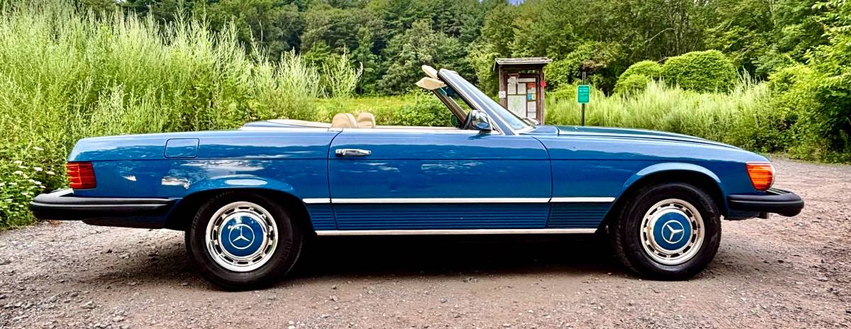 Mercedes-benz-450sl-1974-blue-1