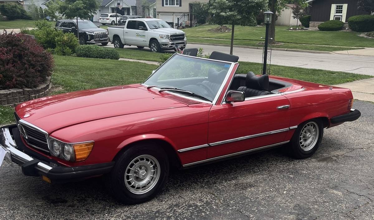 Mercedes-benz-450sl-1979-red-1
