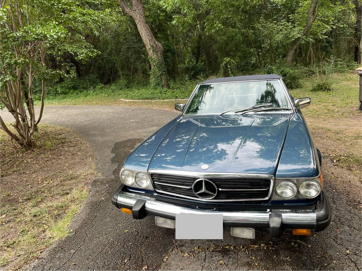 Mercedes-benz-450sl-1980-blue