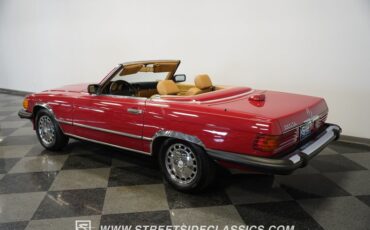 Mercedes-benz-560sl-1987-Red-Tan-10