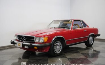 Mercedes-benz-560sl-1987-Red-Tan-11