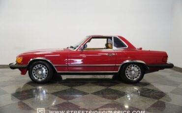 Mercedes-benz-560sl-1987-Red-Tan-12