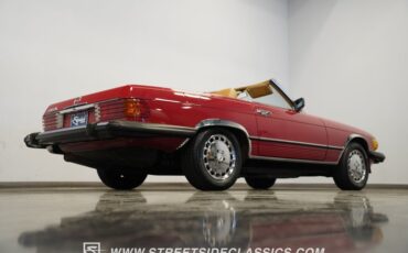 Mercedes-benz-560sl-1987-Red-Tan-17