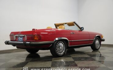 Mercedes-benz-560sl-1987-Red-Tan-18