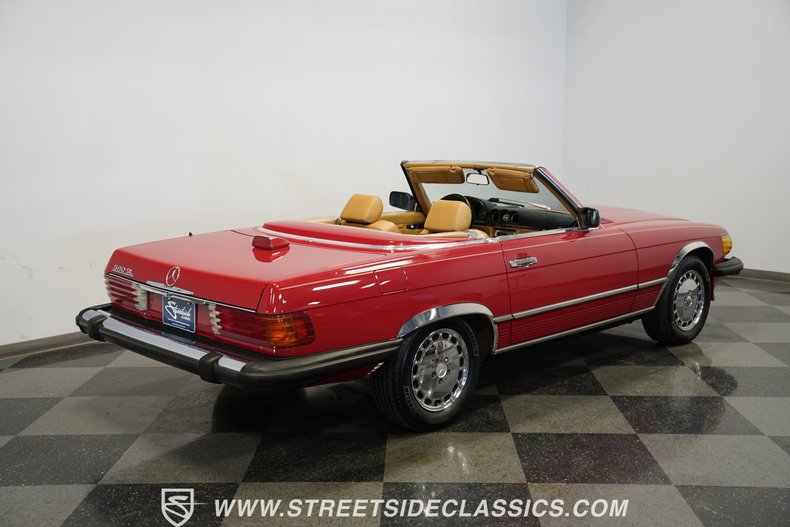 Mercedes-benz-560sl-1987-Red-Tan-19