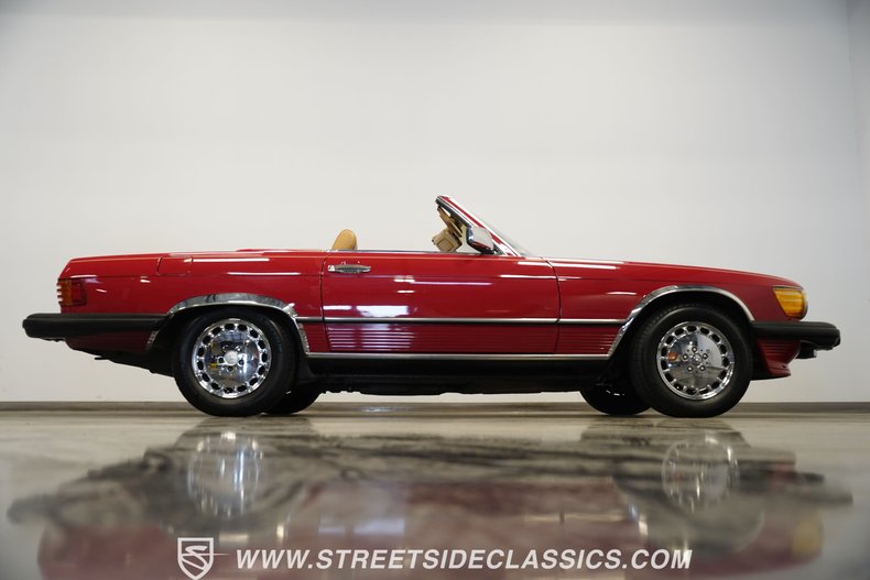 Mercedes-benz-560sl-1987-Red-Tan-20