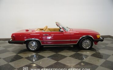 Mercedes-benz-560sl-1987-Red-Tan-22