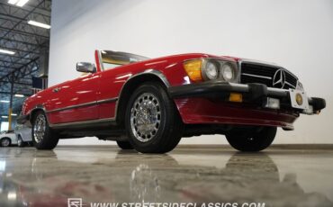 Mercedes-benz-560sl-1987-Red-Tan-23