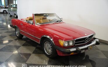 Mercedes-benz-560sl-1987-Red-Tan-25
