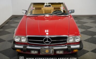 Mercedes-benz-560sl-1987-Red-Tan-27