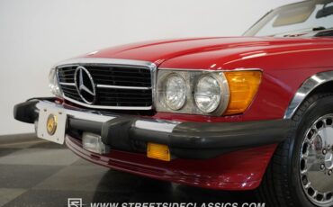 Mercedes-benz-560sl-1987-Red-Tan-28