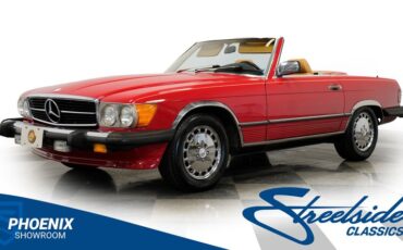 Mercedes-benz-560sl-1987-Red-Tan-31