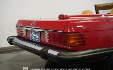 Mercedes-benz-560sl-1987-Red-Tan-33