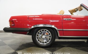 Mercedes-benz-560sl-1987-Red-Tan-34