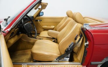 Mercedes-benz-560sl-1987-Red-Tan