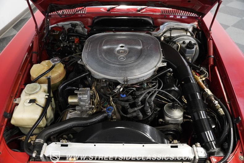 Mercedes-benz-560sl-1987-Red-Tan-38