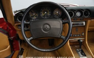 Mercedes-benz-560sl-1987-Red-Tan-45