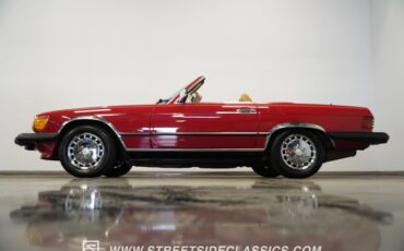 Mercedes-benz-560sl-1987-Red-Tan-5