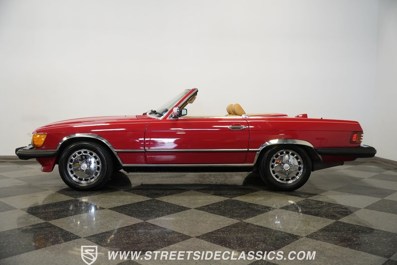 Mercedes-benz-560sl-1987-Red-Tan-7