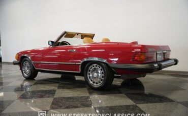 Mercedes-benz-560sl-1987-Red-Tan-9