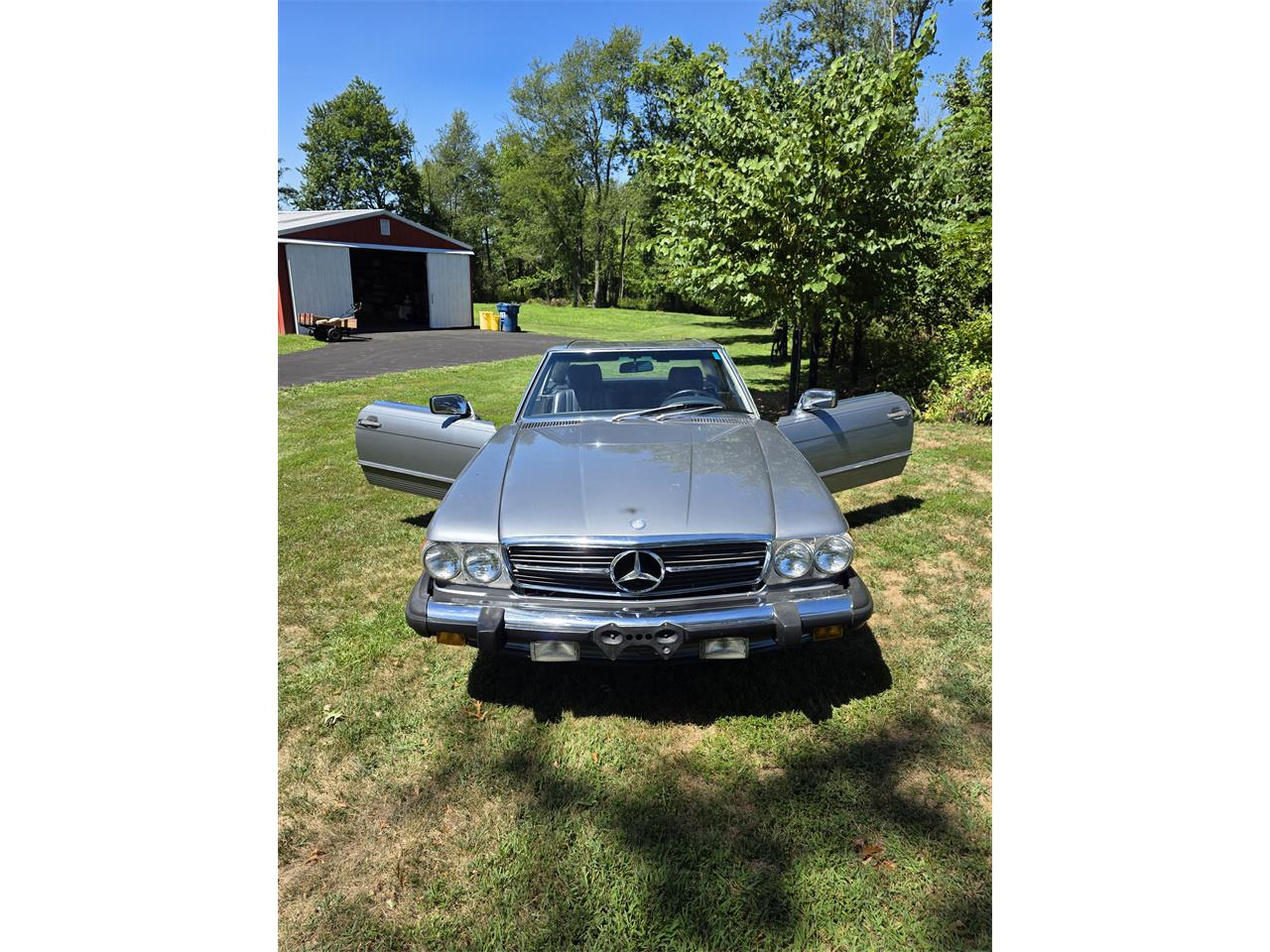 Mercedes-benz-560sl-1988-Gray-Royal-Blue-19
