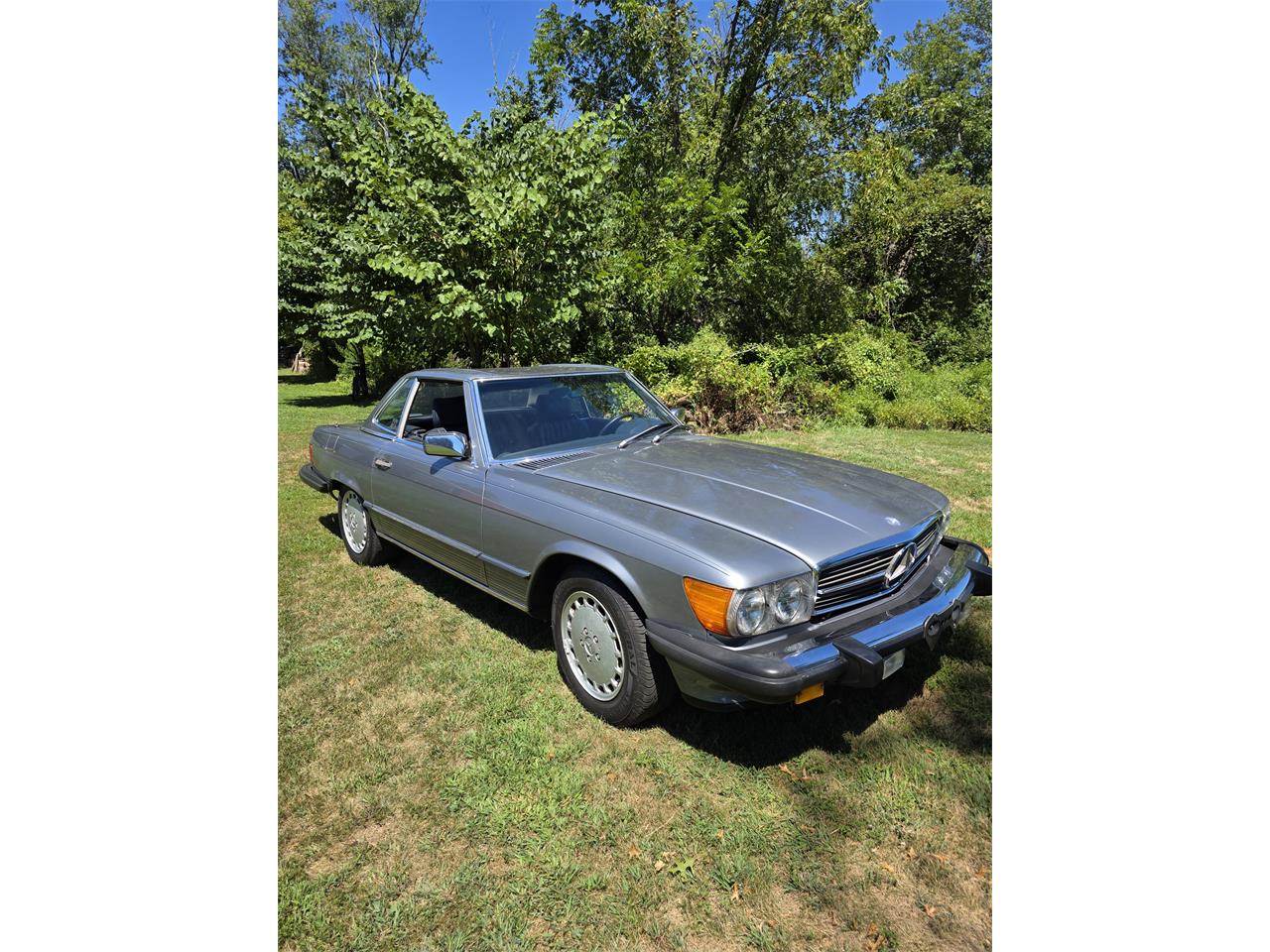 Mercedes-benz-560sl-1988-Gray-Royal-Blue