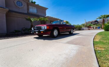 Mercedes-benz-560sl-1989-Red-Black-11