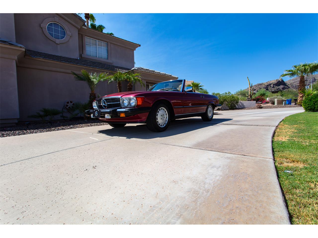 Mercedes-benz-560sl-1989-Red-Black-11