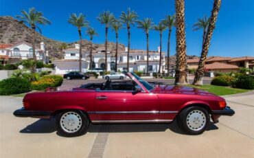 Mercedes-benz-560sl-1989-Red-Black-13