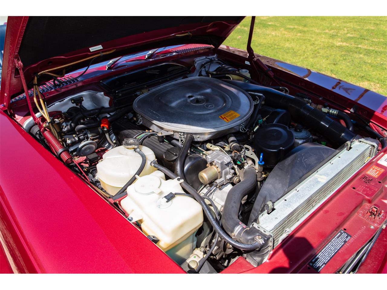 Mercedes-benz-560sl-1989-Red-Black-14
