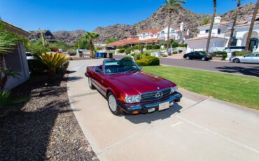 Mercedes-benz-560sl-1989-Red-Black-18