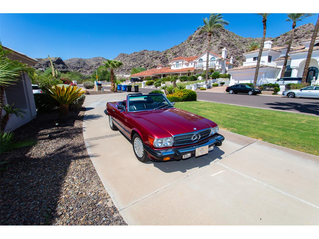 Mercedes-benz-560sl-1989-Red-Black-18