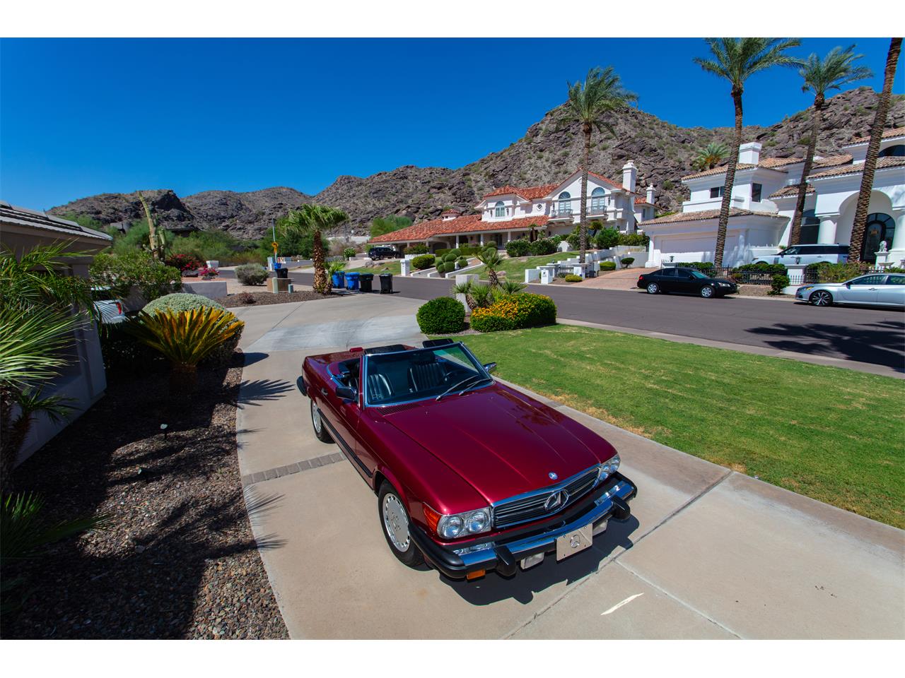 Mercedes-benz-560sl-1989-Red-Black-19