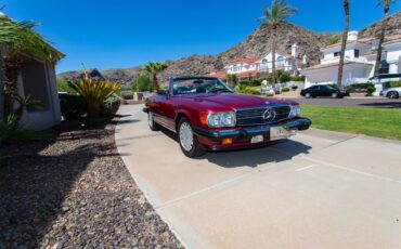 Mercedes-benz-560sl-1989-Red-Black-20