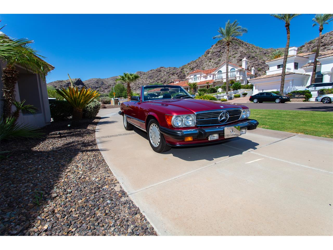 Mercedes-benz-560sl-1989-Red-Black-20