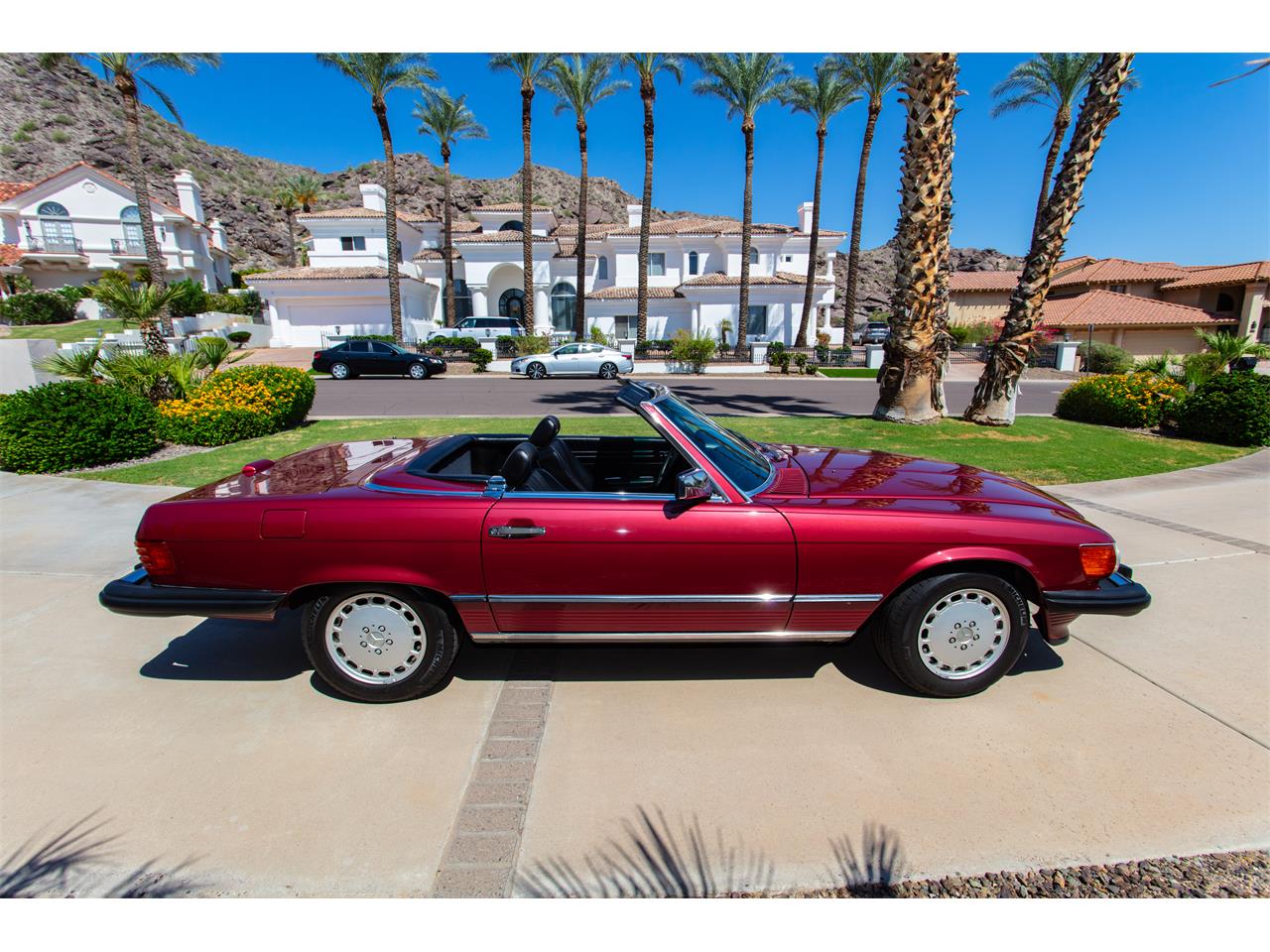 Mercedes-benz-560sl-1989-Red-Black-22