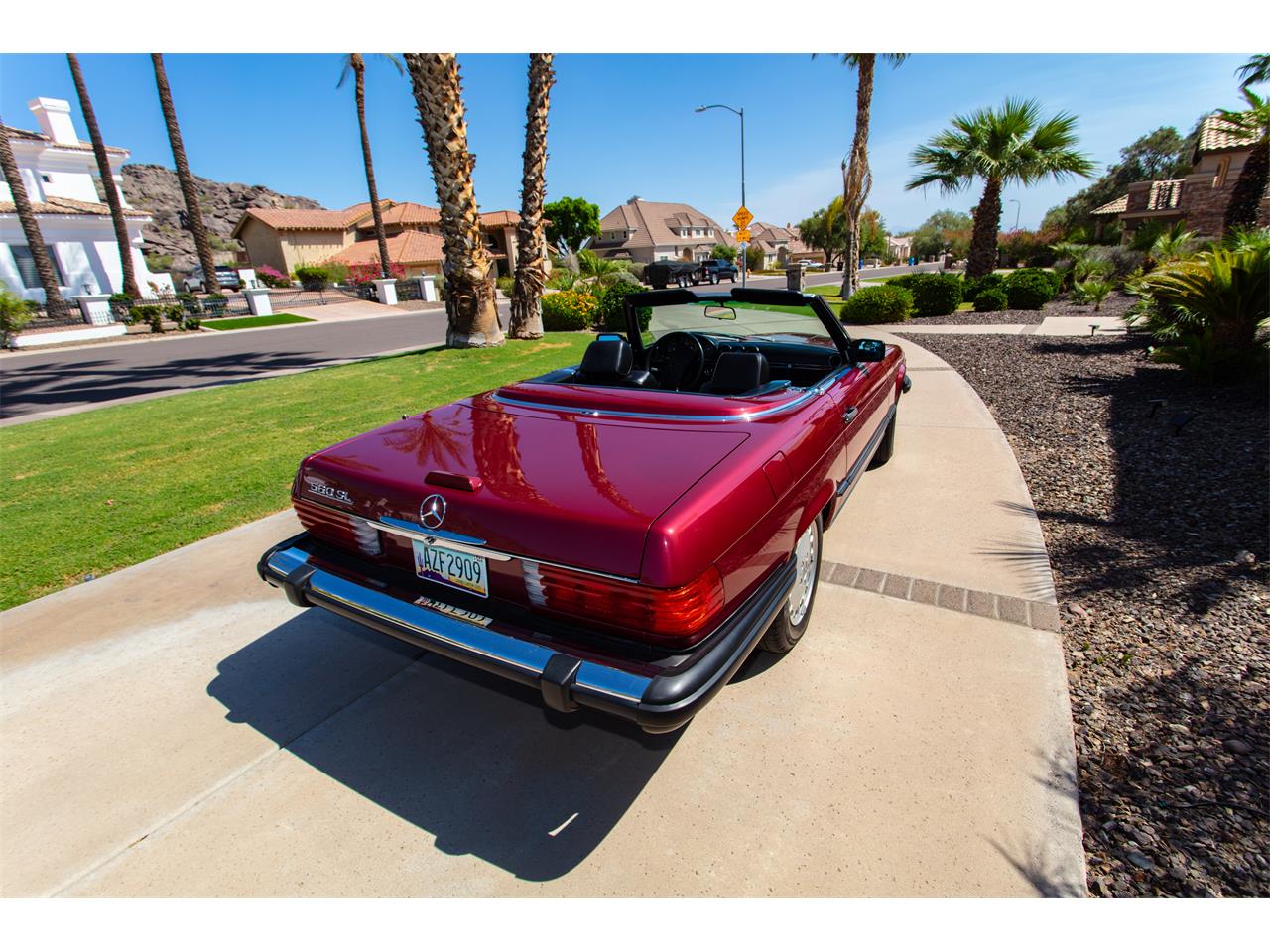 Mercedes-benz-560sl-1989-Red-Black-23
