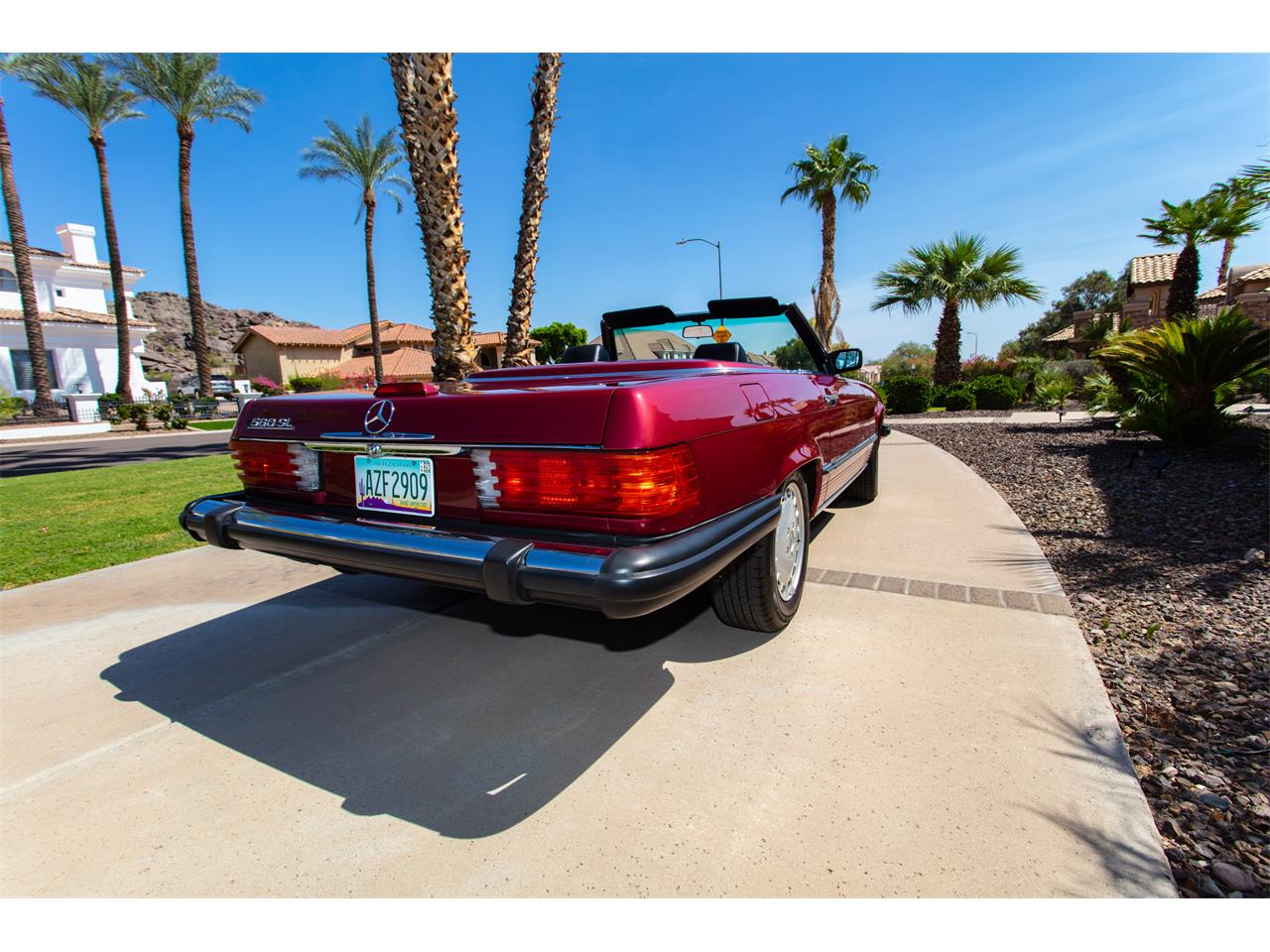 Mercedes-benz-560sl-1989-Red-Black-25