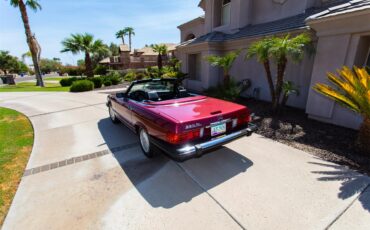 Mercedes-benz-560sl-1989-Red-Black-29
